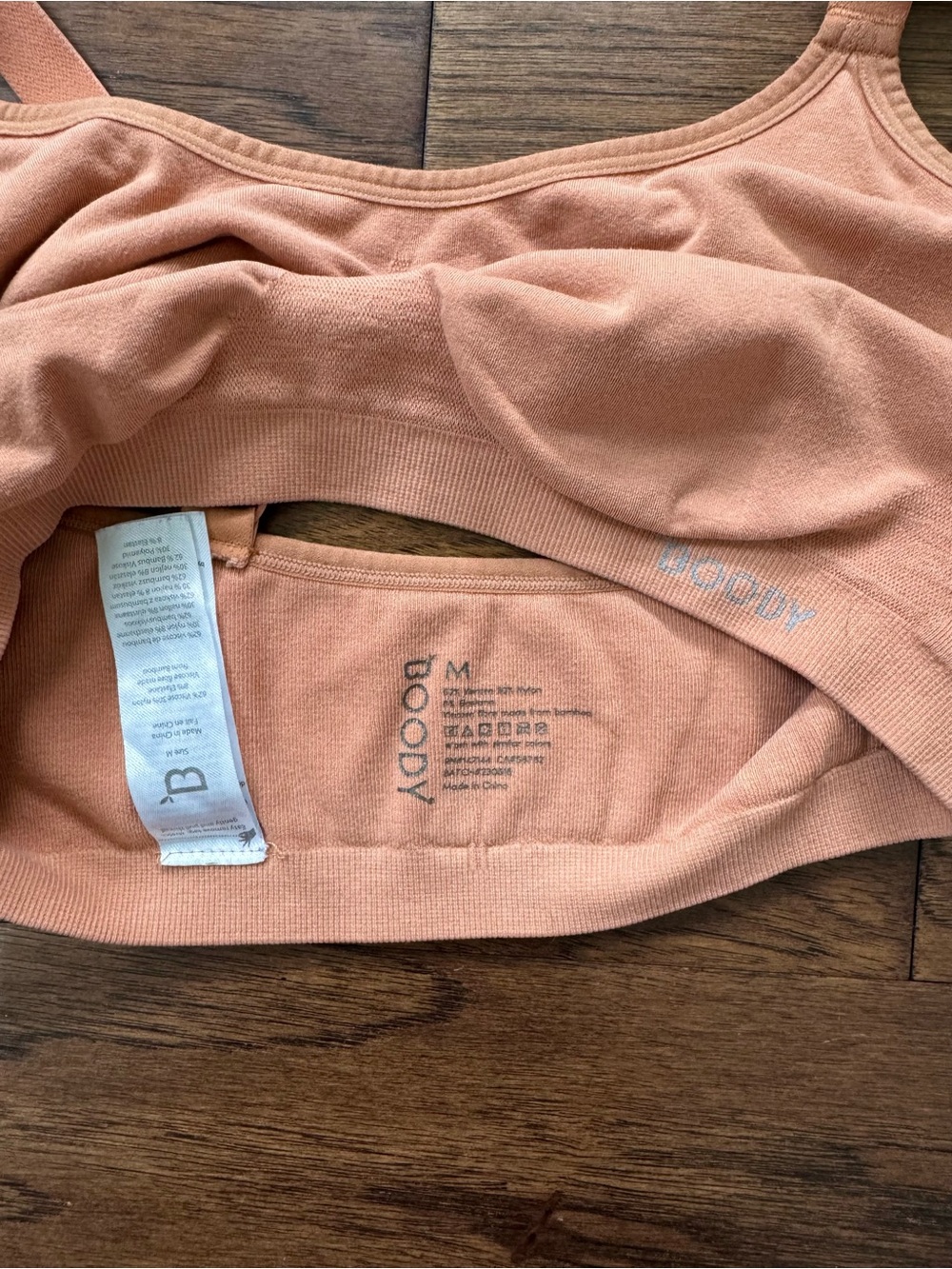 EUC BOODY Full Bust Wireless Bra Dune Beige Size Medium - Picture 4 of 6